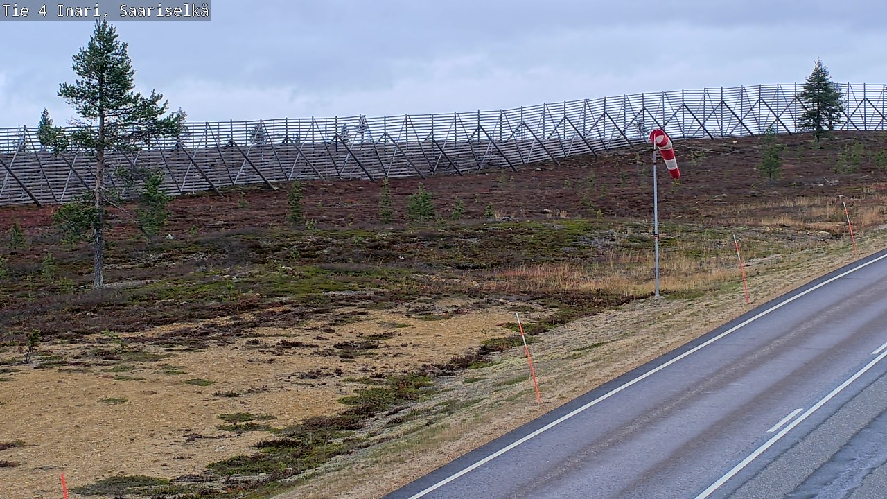 Kelikamerat Kuva Tie 4 Inari, Saariselkä, Kaunispää, Inari, Lappi