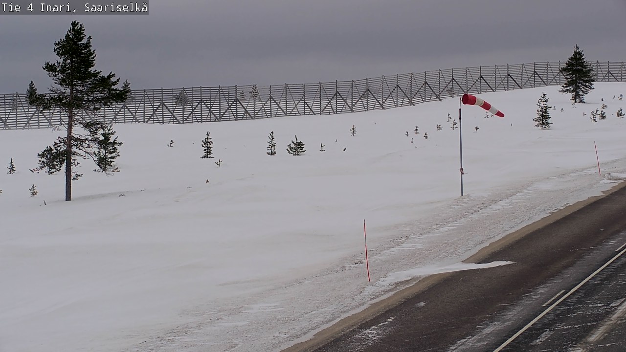 Kelikamerat Kuva Tie 4 Inari, Saariselkä, Kaunispää, Inari, Lappi