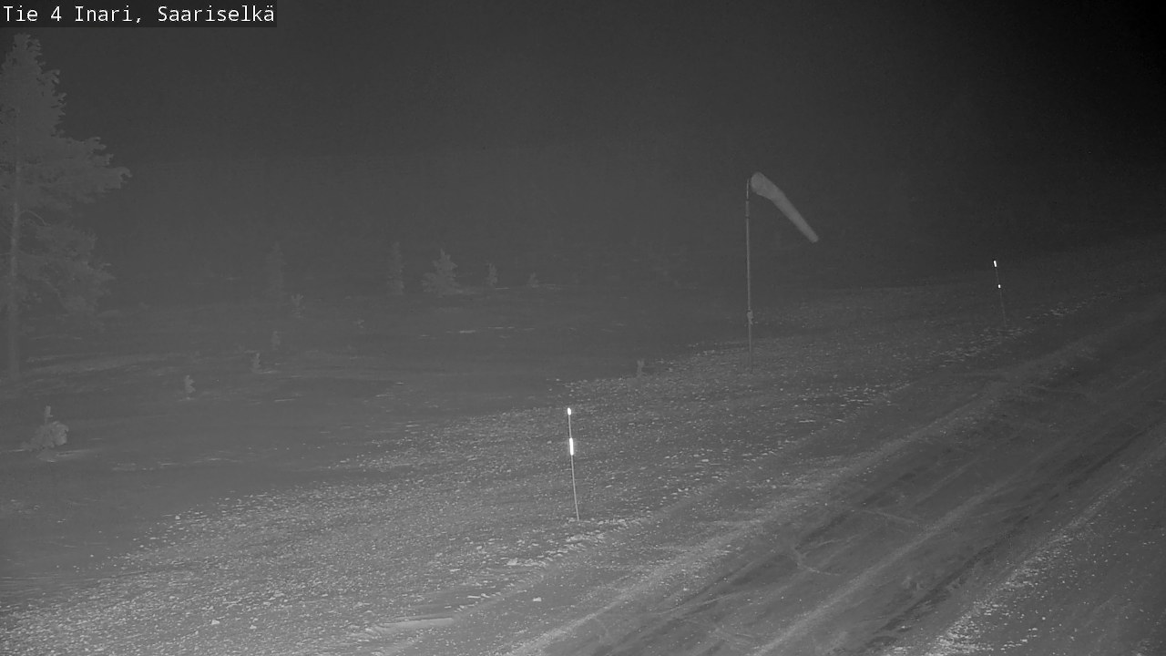 Weather Camera Image Road 4 Inari, Saariselkä, Kaunispää, Inari, Lappi