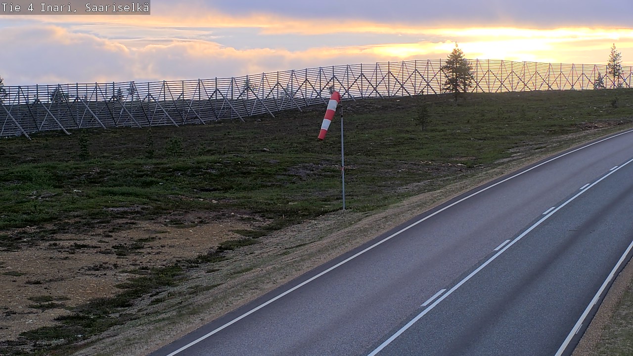 Kelikamerat Kuva Tie 4 Inari, Saariselkä, Kaunispää, Inari, Lappi