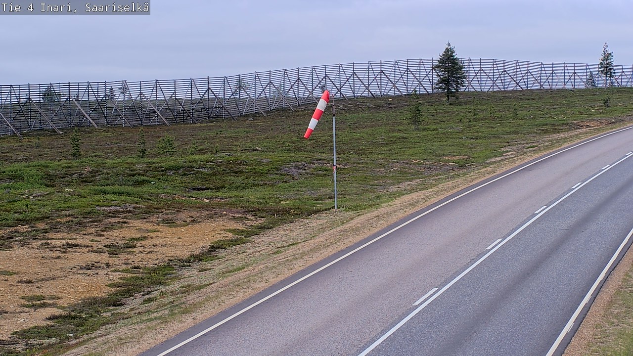 Kelikamerat Kuva Tie 4 Inari, Saariselkä, Kaunispää, Inari, Lappi