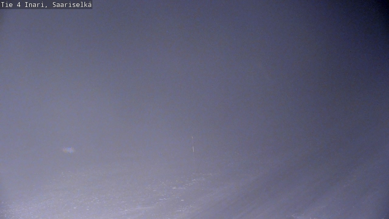 Weather Camera Image Road 4 Inari, Saariselkä, Kaunispää, Inari, Lappi
