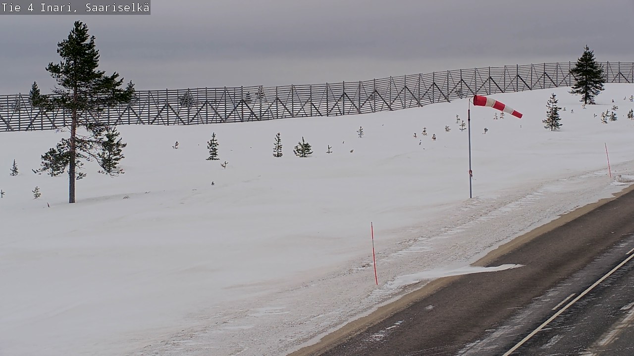 Kelikamerat Kuva Tie 4 Inari, Saariselkä, Kaunispää, Inari, Lappi
