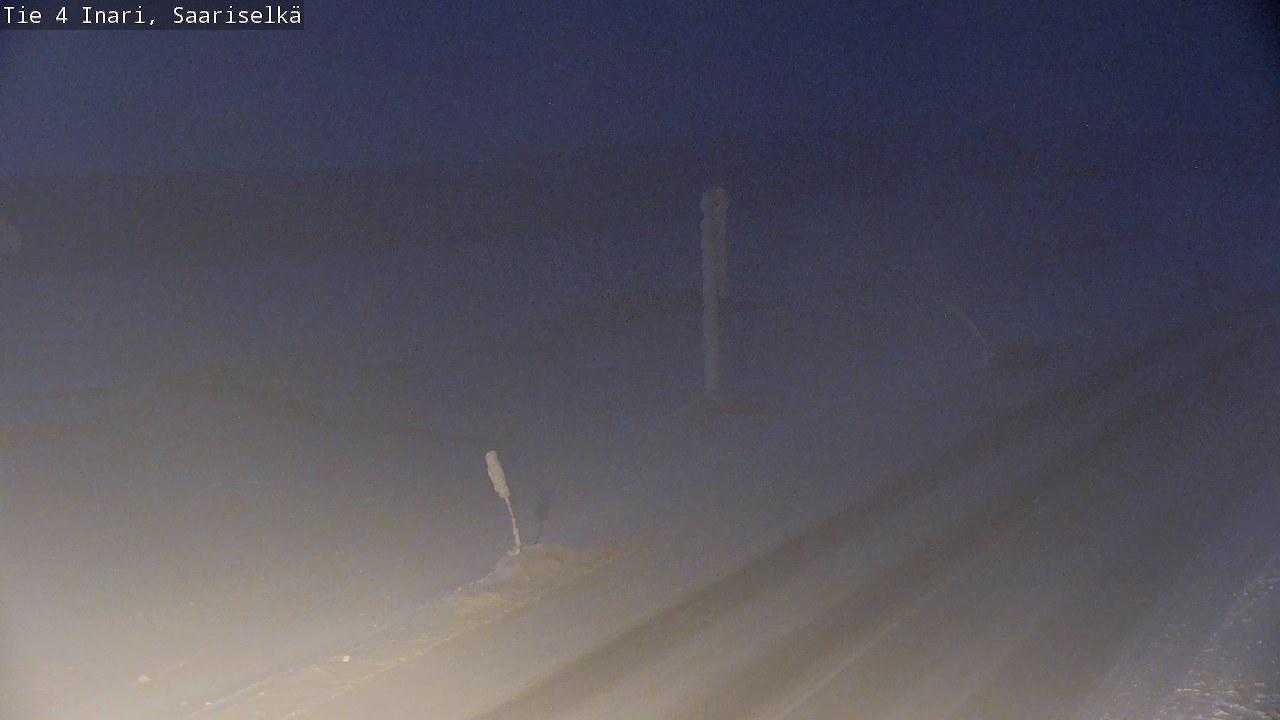 Kelikamerat Kuva Tie 4 Inari, Saariselkä, Kaunispää, Inari, Lappi