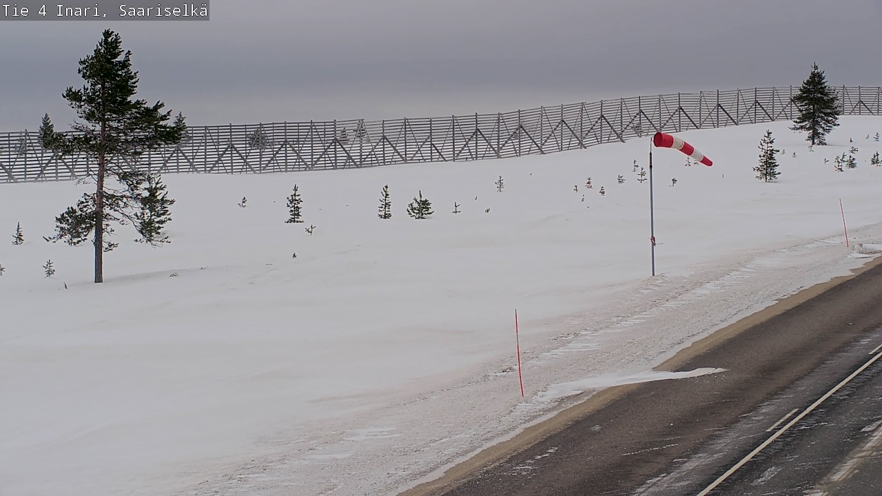 Kelikamerat Kuva Tie 4 Inari, Saariselkä, Kaunispää, Inari, Lappi