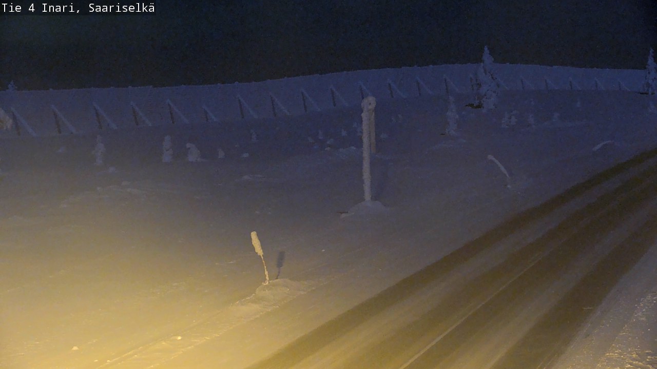 Kelikamerat Kuva Tie 4 Inari, Saariselkä, Kaunispää, Inari, Lappi