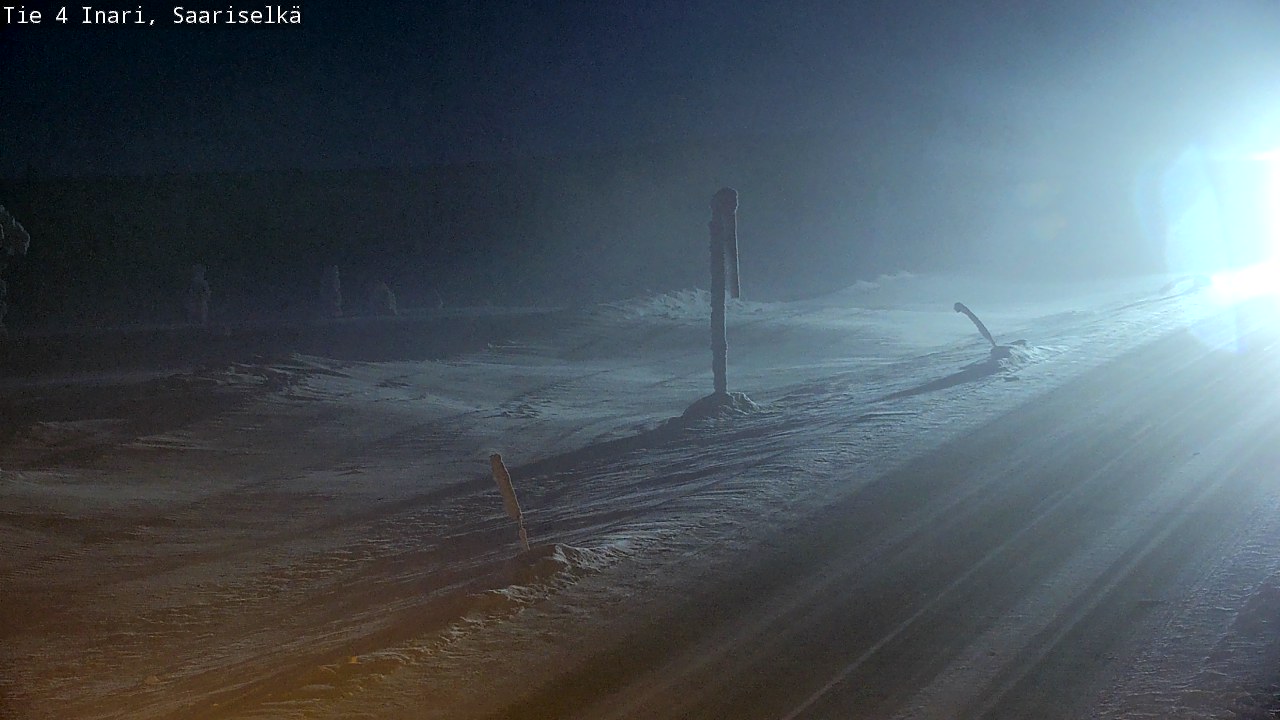 Kelikamerat Kuva Tie 4 Inari, Saariselkä, Kaunispää, Inari, Lappi