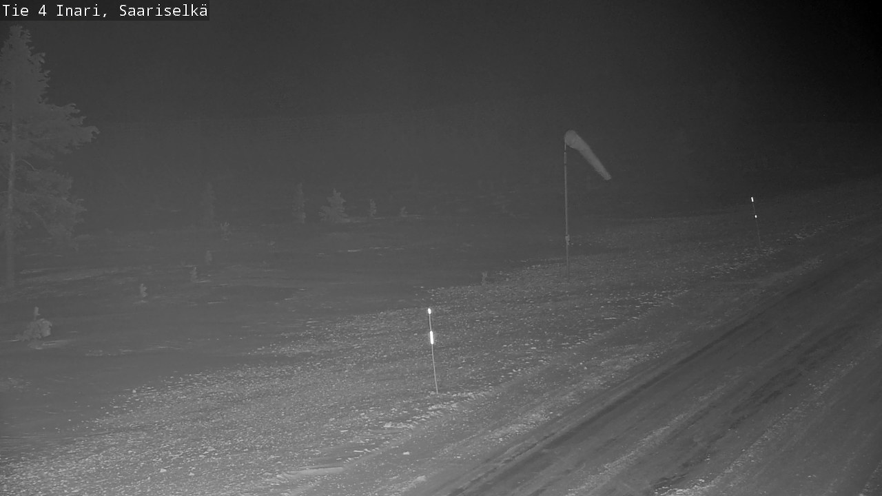 Weather Camera Image Road 4 Inari, Saariselkä, Kaunispää, Inari, Lappi
