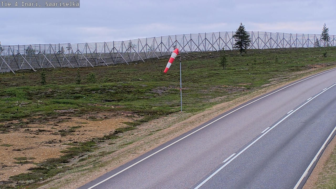 Kelikamerat Kuva Tie 4 Inari, Saariselkä, Kaunispää, Inari, Lappi
