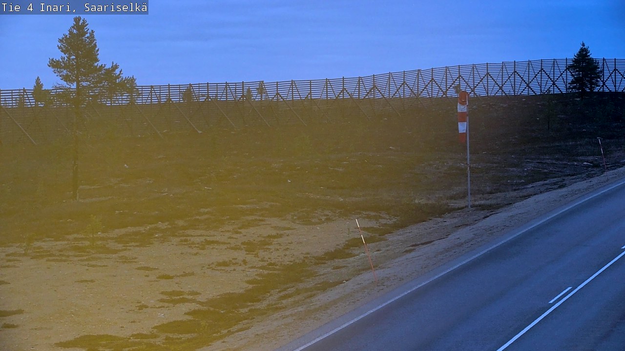 Kelikamerat Kuva Tie 4 Inari, Saariselkä, Kaunispää, Inari, Lappi