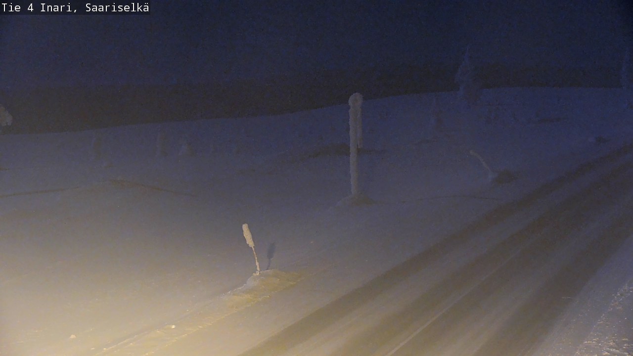 Kelikamerat Kuva Tie 4 Inari, Saariselkä, Kaunispää, Inari, Lappi