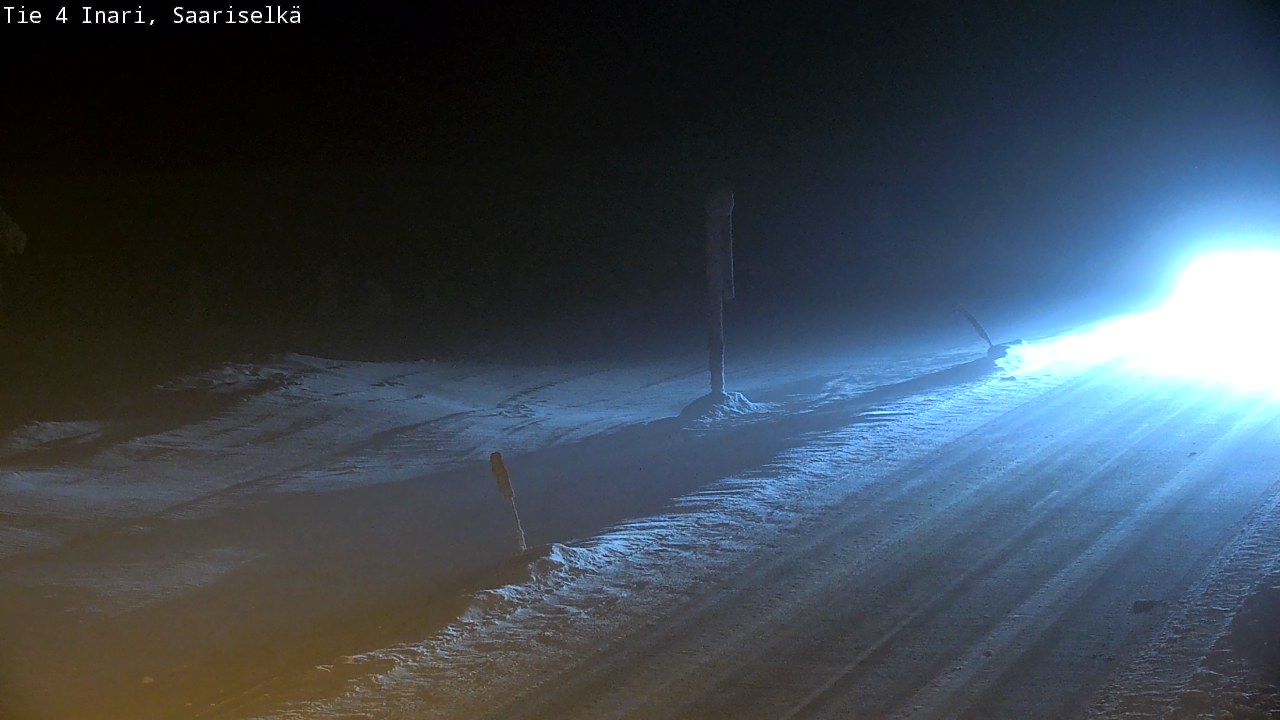 Kelikamerat Kuva Tie 4 Inari, Saariselkä, Kaunispää, Inari, Lappi