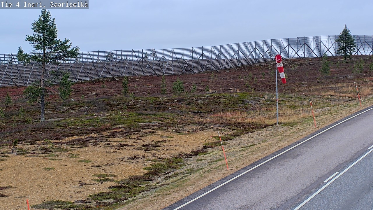 Kelikamerat Kuva Tie 4 Inari, Saariselkä, Kaunispää, Inari, Lappi