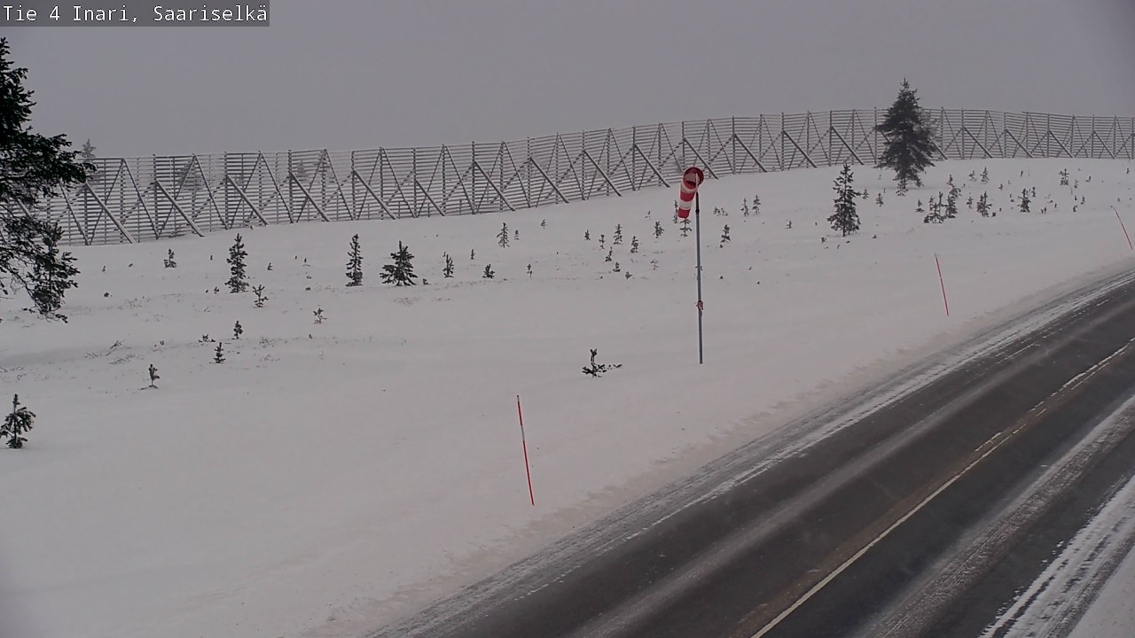 Kelikamerat Kuva Tie 4 Inari, Saariselkä, Kaunispää, Inari, Lappi