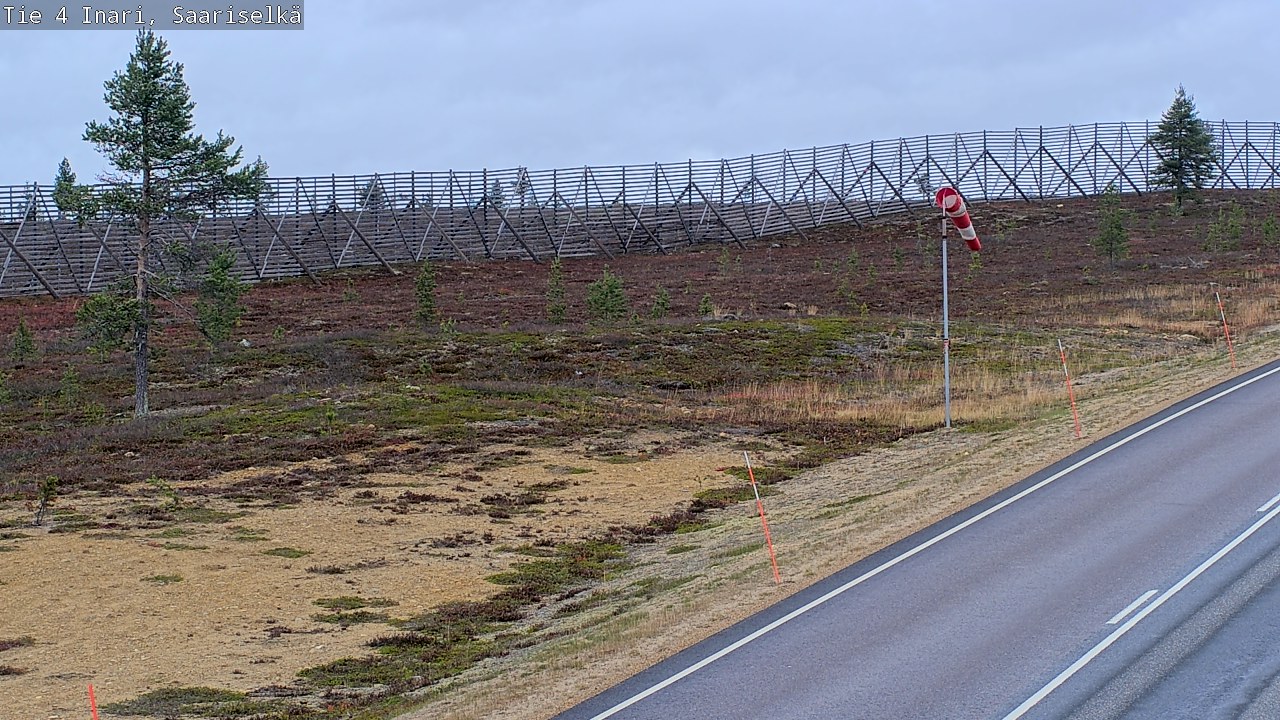 Kelikamerat Kuva Tie 4 Inari, Saariselkä, Kaunispää, Inari, Lappi