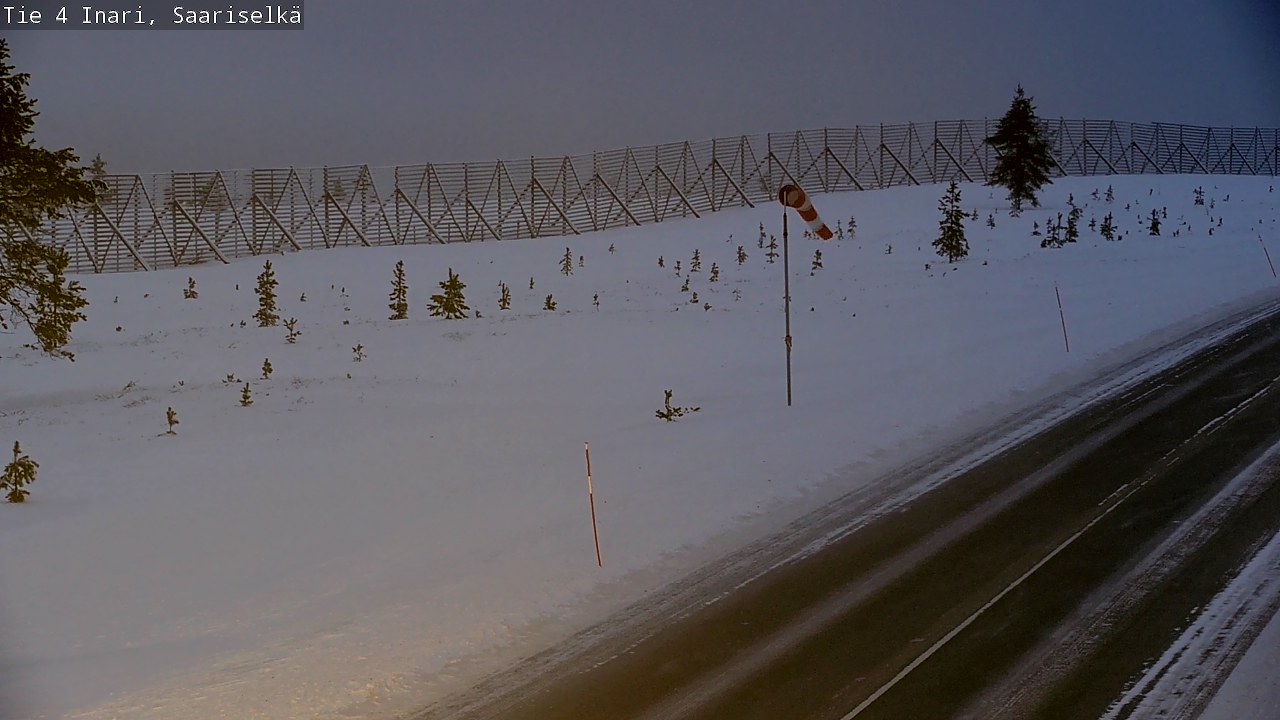 Kelikamerat Kuva Tie 4 Inari, Saariselkä, Kaunispää, Inari, Lappi