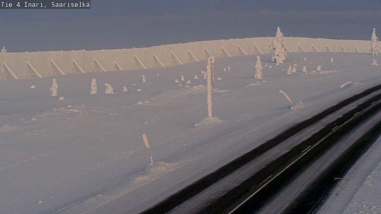 Kelikamerat Kuva Tie 4 Inari, Saariselkä, Kaunispää, Inari, Lappi