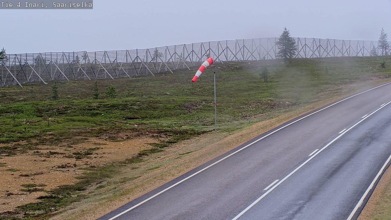 Kelikamerat Kuva Tie 4 Inari, Saariselkä, Kaunispää, Inari, Lappi