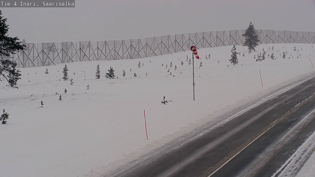 Kelikamerat Kuva Tie 4 Inari, Saariselkä, Kaunispää, Inari, Lappi
