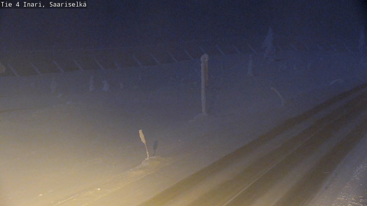 Kelikamerat Kuva Tie 4 Inari, Saariselkä, Kaunispää, Inari, Lappi