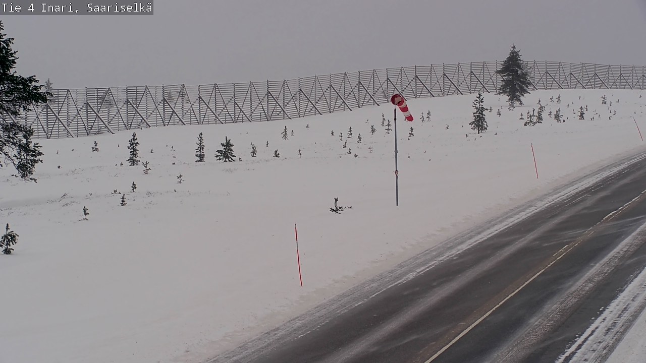 Kelikamerat Kuva Tie 4 Inari, Saariselkä, Kaunispää, Inari, Lappi