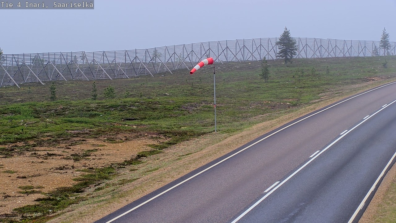 Kelikamerat Kuva Tie 4 Inari, Saariselkä, Kaunispää, Inari, Lappi