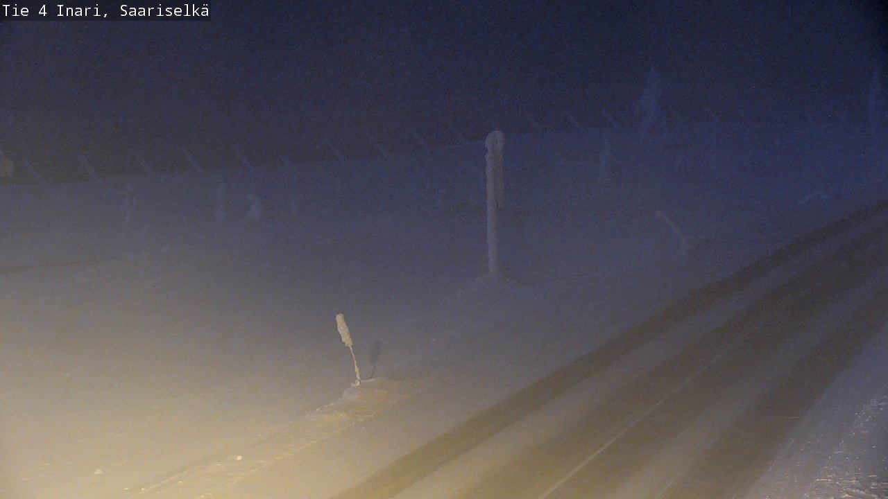 Kelikamerat Kuva Tie 4 Inari, Saariselkä, Kaunispää, Inari, Lappi