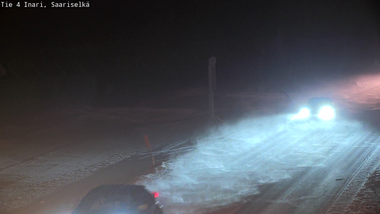 Kelikamerat Kuva Tie 4 Inari, Saariselkä, Kaunispää, Inari, Lappi