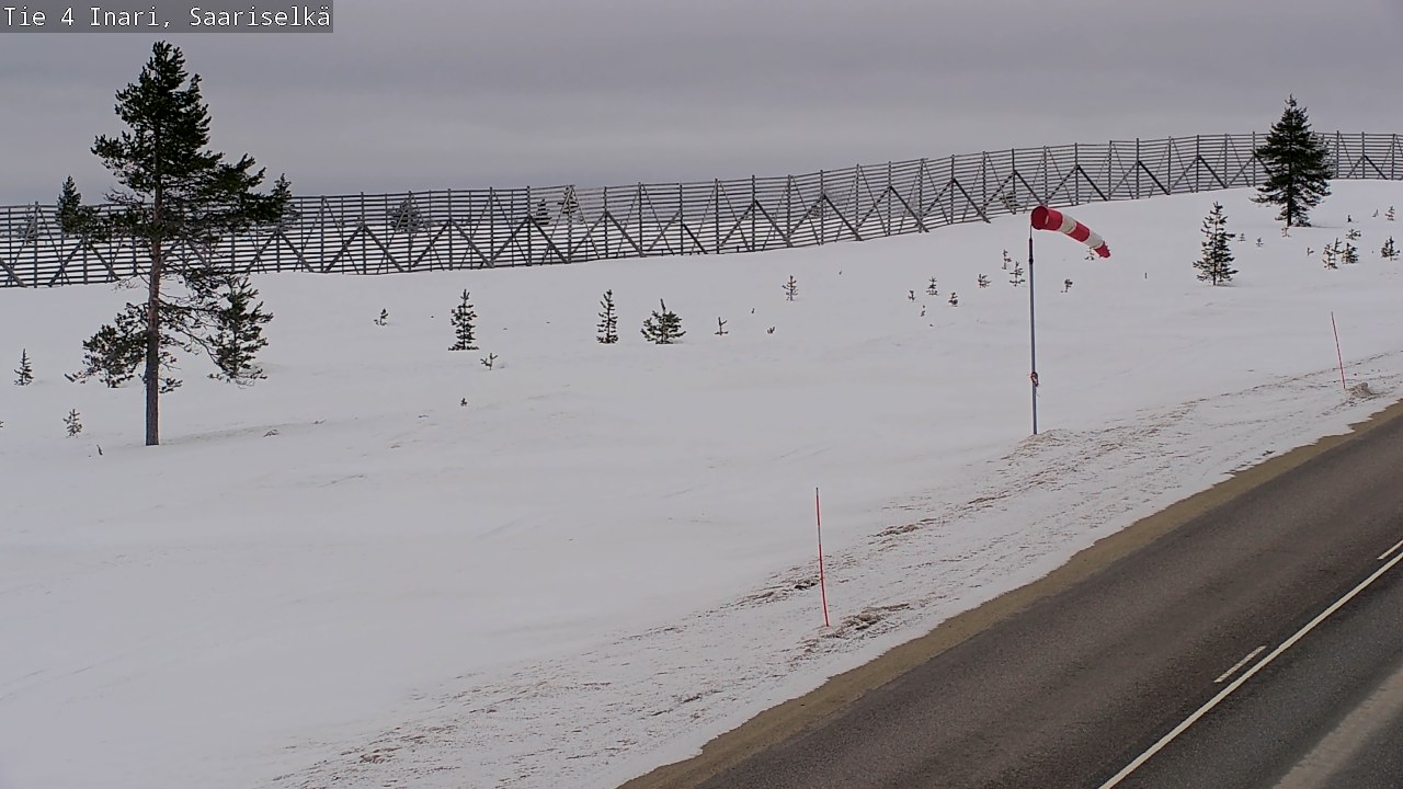 Kelikamerat Kuva Tie 4 Inari, Saariselkä, Kaunispää, Inari, Lappi