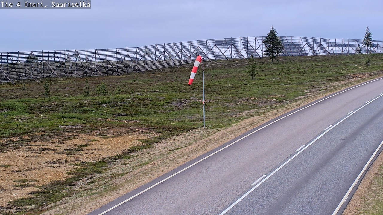 Kelikamerat Kuva Tie 4 Inari, Saariselkä, Kaunispää, Inari, Lappi