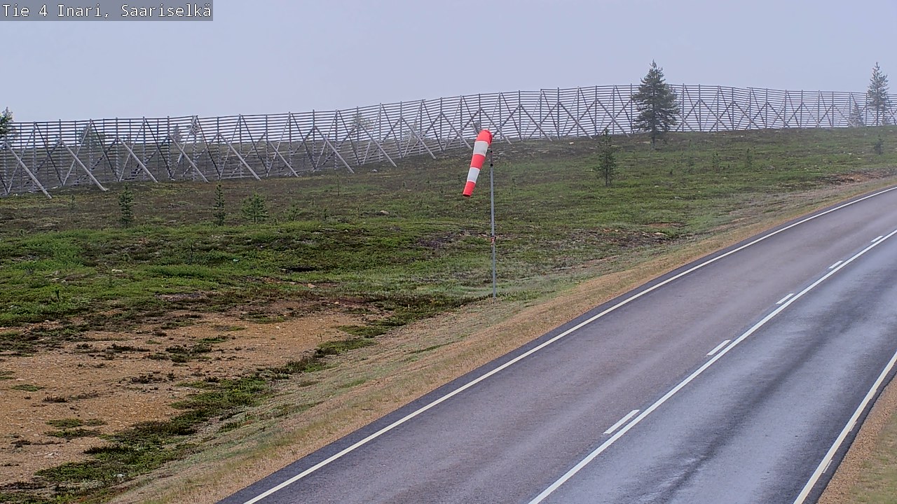 Kelikamerat Kuva Tie 4 Inari, Saariselkä, Kaunispää, Inari, Lappi