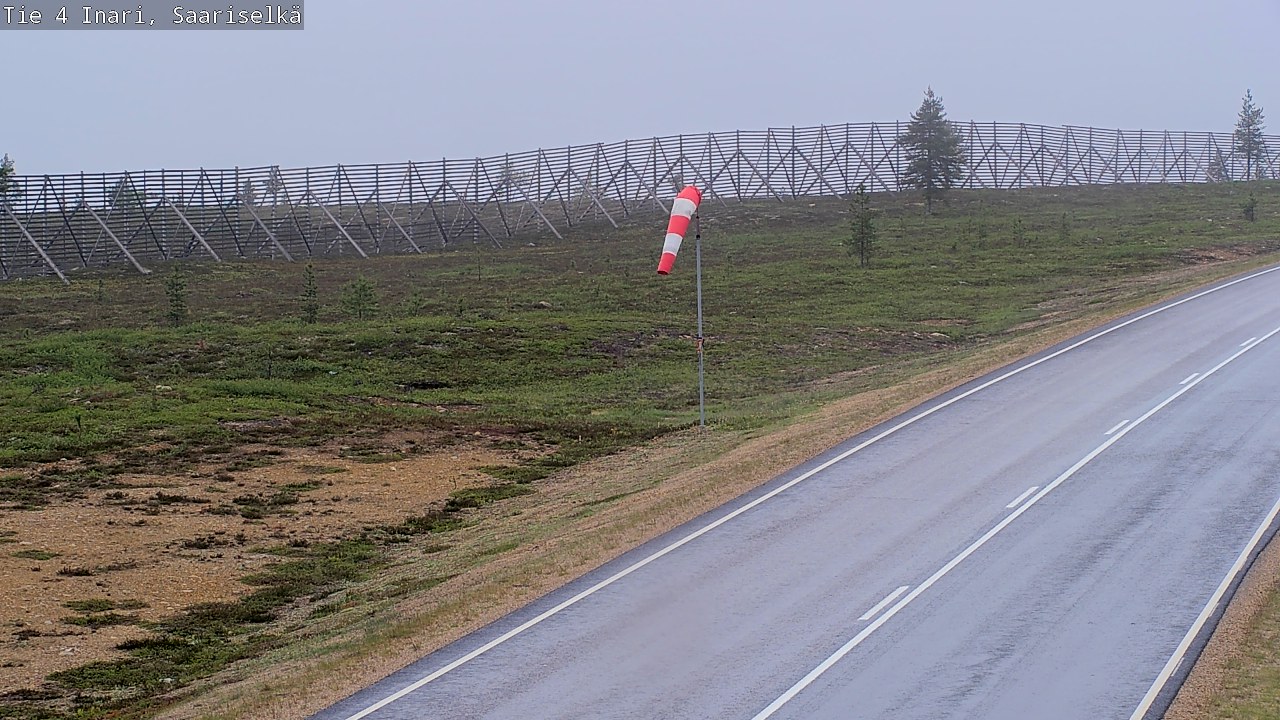 Kelikamerat Kuva Tie 4 Inari, Saariselkä, Kaunispää, Inari, Lappi