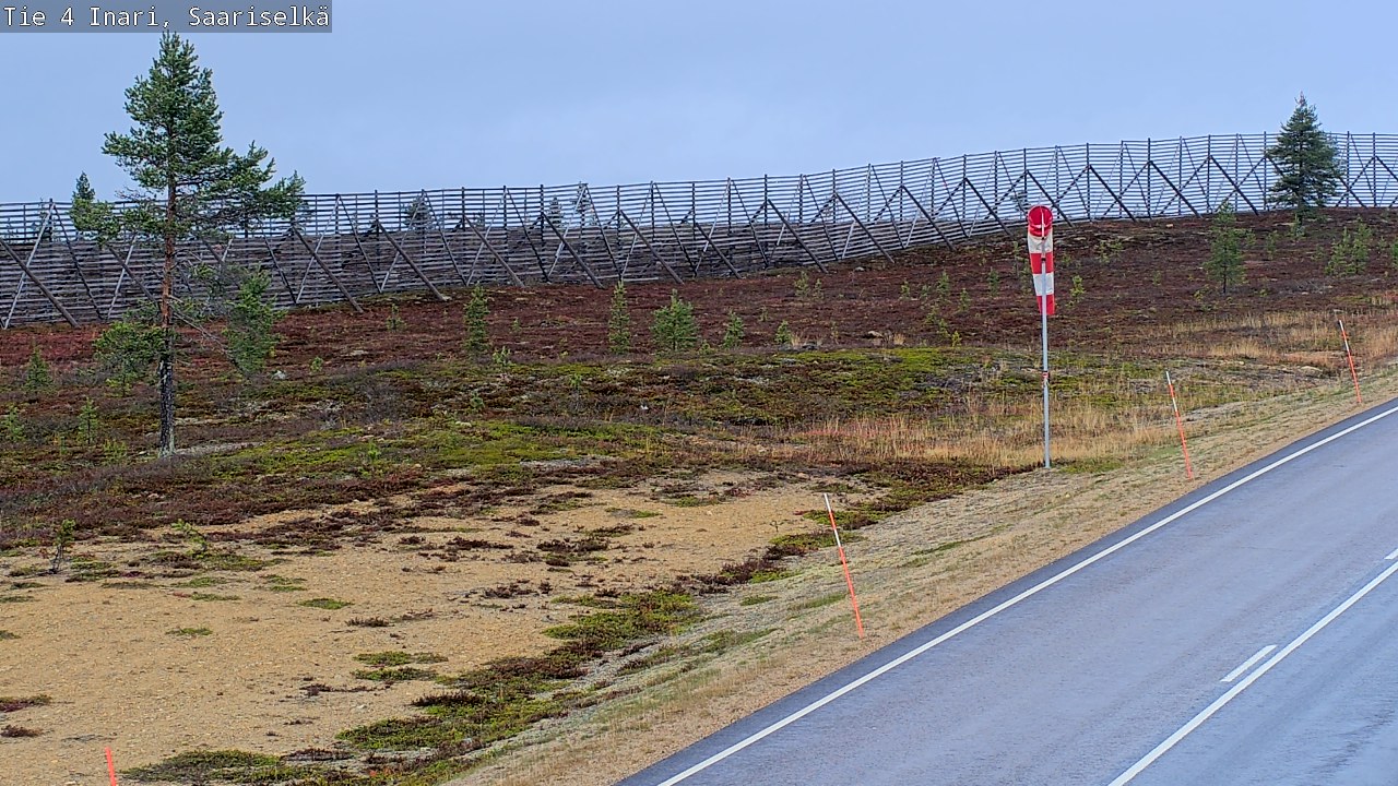 Kelikamerat Kuva Tie 4 Inari, Saariselkä, Kaunispää, Inari, Lappi