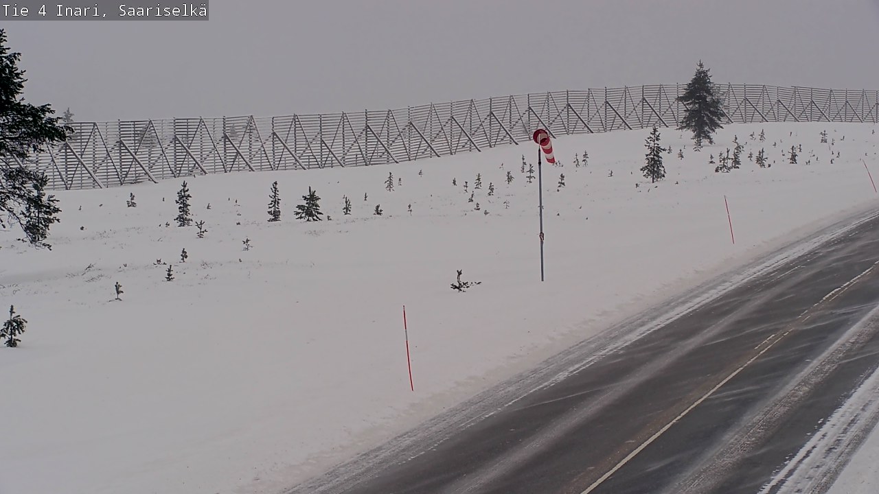 Kelikamerat Kuva Tie 4 Inari, Saariselkä, Kaunispää, Inari, Lappi