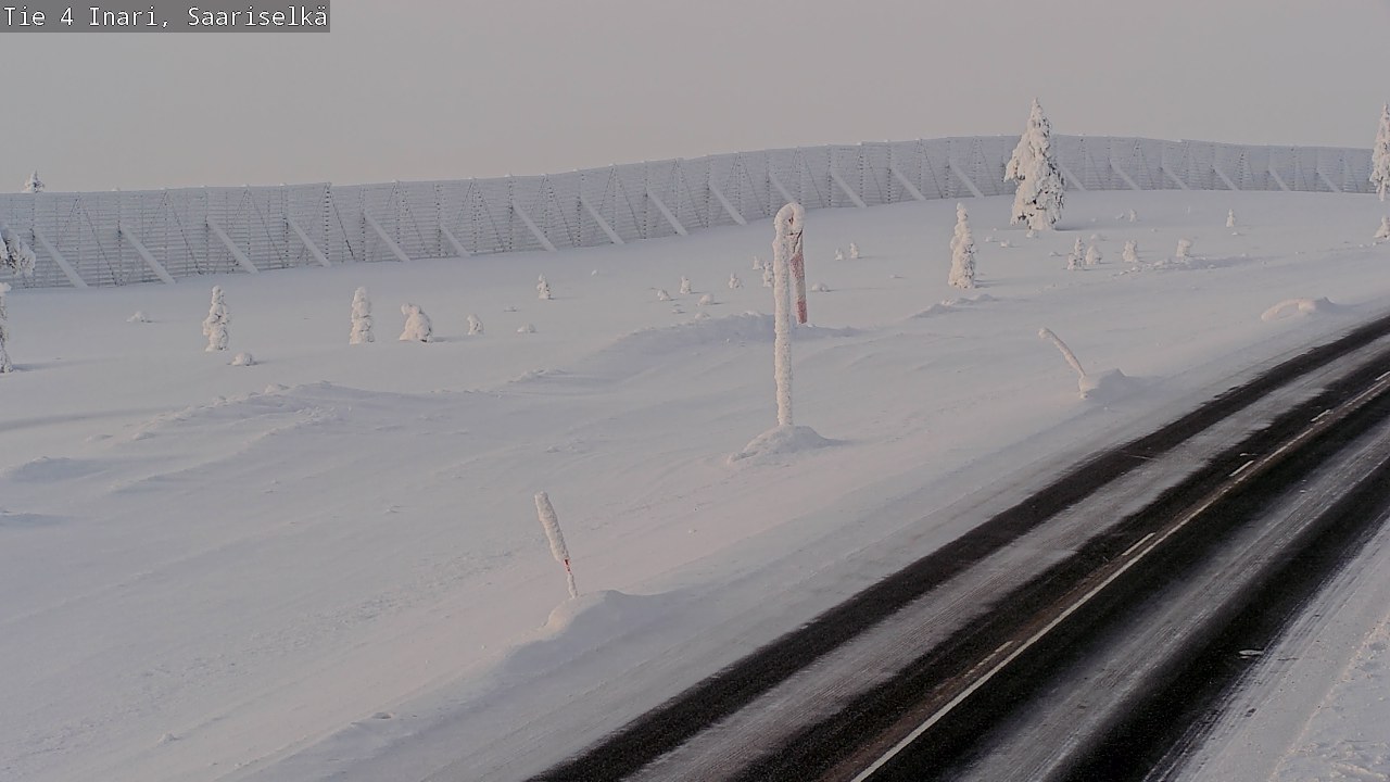 Kelikamerat Kuva Tie 4 Inari, Saariselkä, Kaunispää, Inari, Lappi
