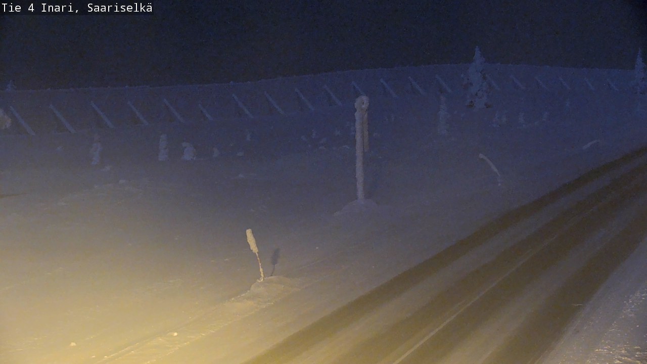 Kelikamerat Kuva Tie 4 Inari, Saariselkä, Kaunispää, Inari, Lappi