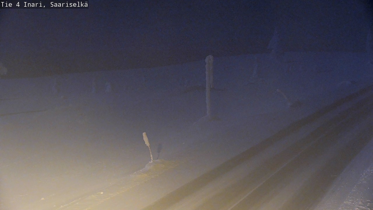 Kelikamerat Kuva Tie 4 Inari, Saariselkä, Kaunispää, Inari, Lappi