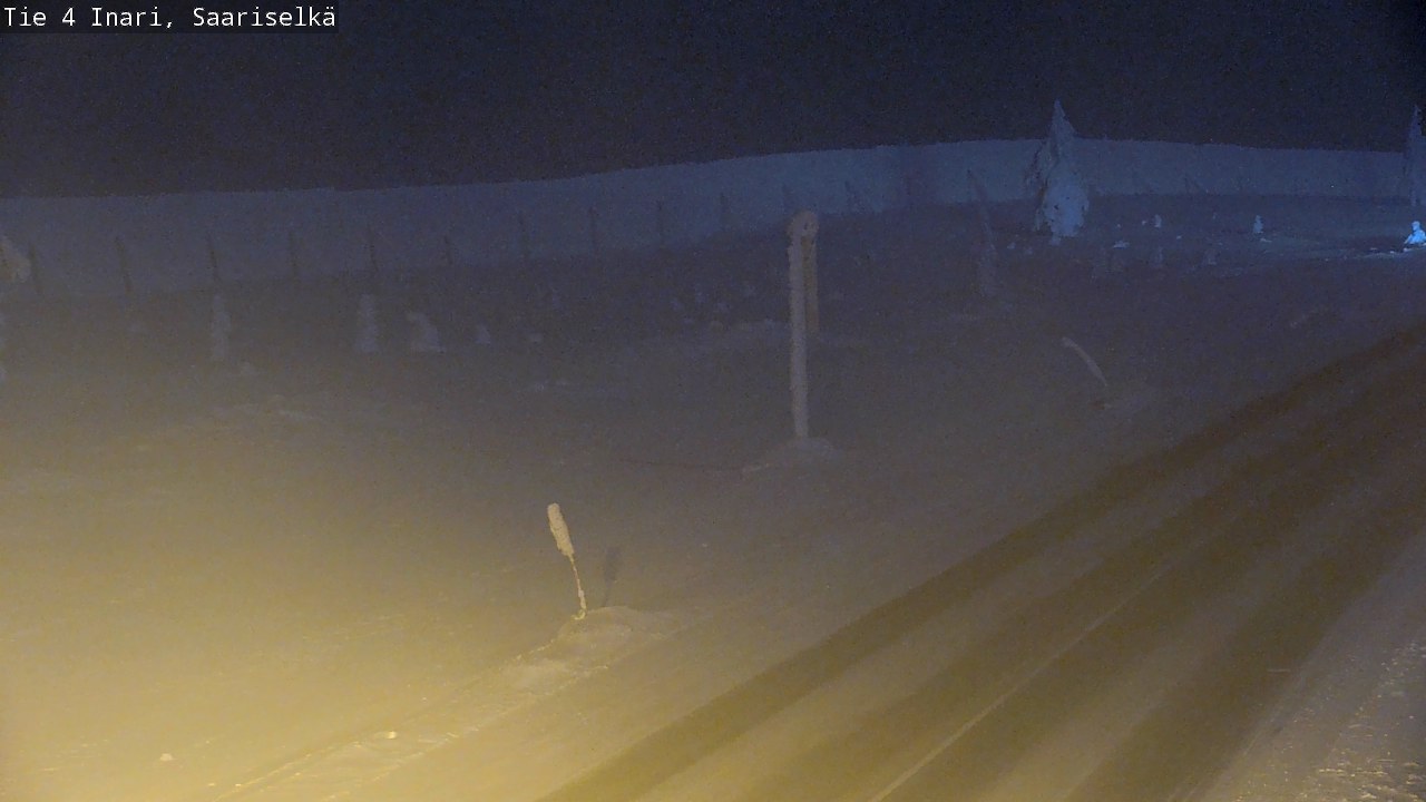 Kelikamerat Kuva Tie 4 Inari, Saariselkä, Kaunispää, Inari, Lappi