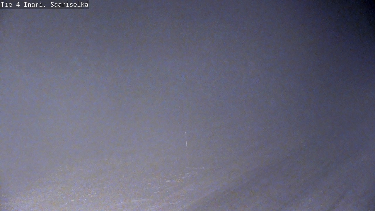 Weather Camera Image Road 4 Inari, Saariselkä, Kaunispää, Inari, Lappi