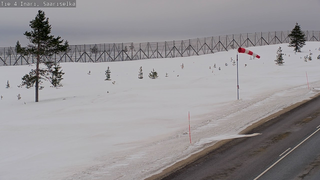 Kelikamerat Kuva Tie 4 Inari, Saariselkä, Kaunispää, Inari, Lappi