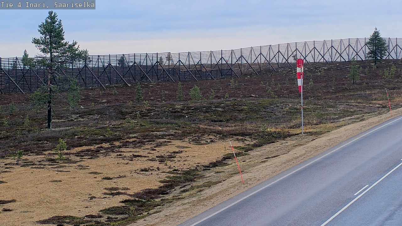 Kelikamerat Kuva Tie 4 Inari, Saariselkä, Kaunispää, Inari, Lappi