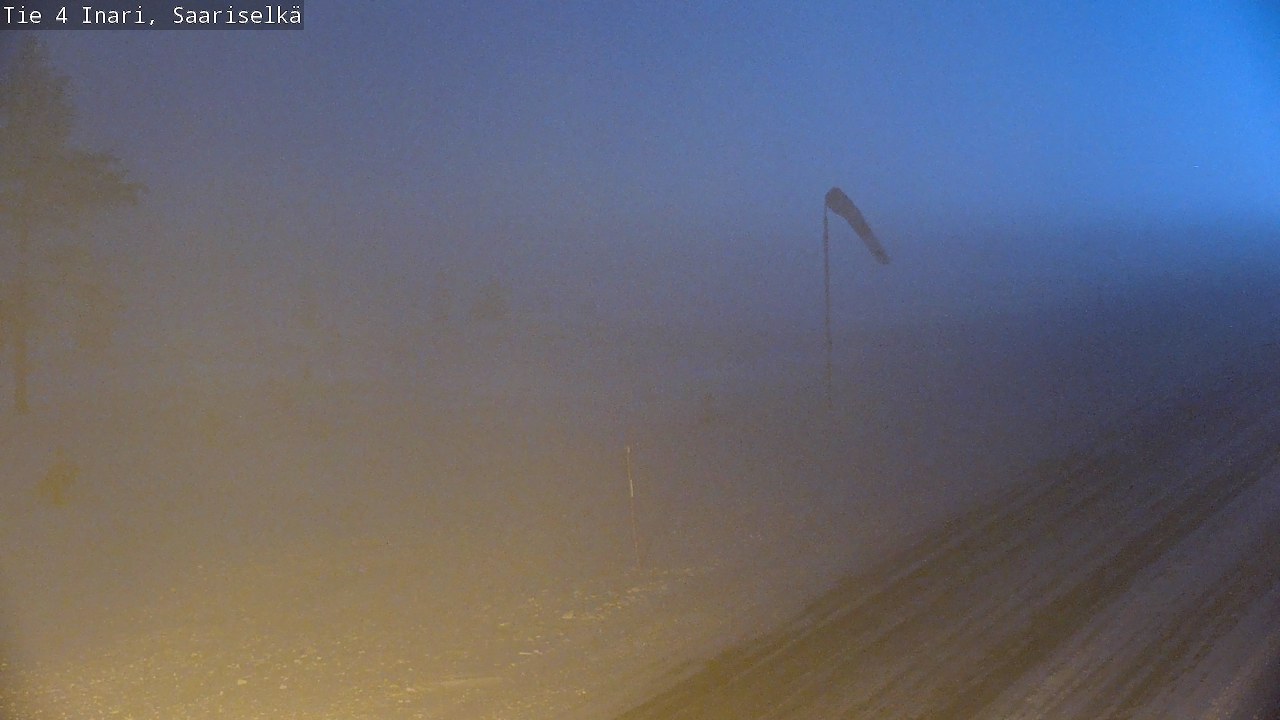 Weather Camera Image Road 4 Inari, Saariselkä, Kaunispää, Inari, Lappi