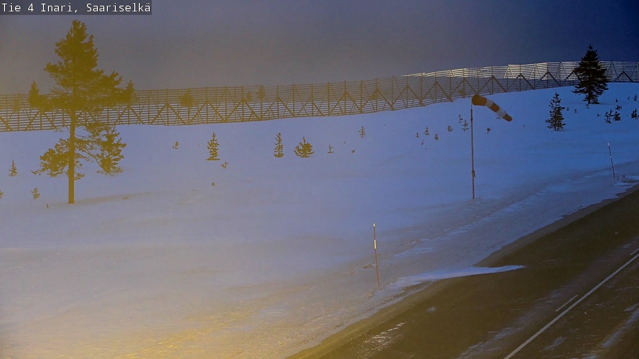 Kelikamerat Kuva Tie 4 Inari, Saariselkä, Kaunispää, Inari, Lappi