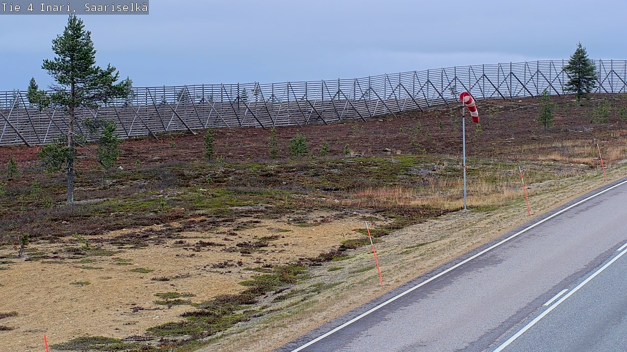 Kelikamerat Kuva Tie 4 Inari, Saariselkä, Kaunispää, Inari, Lappi
