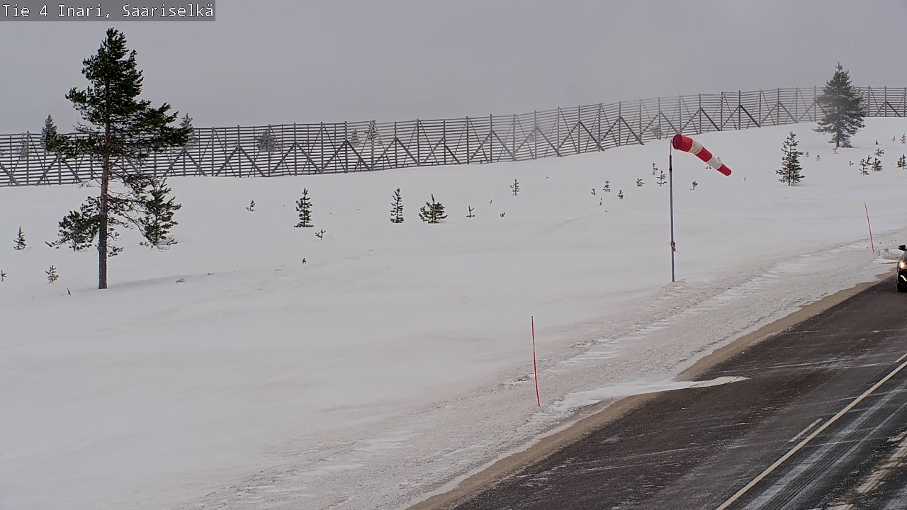Kelikamerat Kuva Tie 4 Inari, Saariselkä, Kaunispää, Inari, Lappi