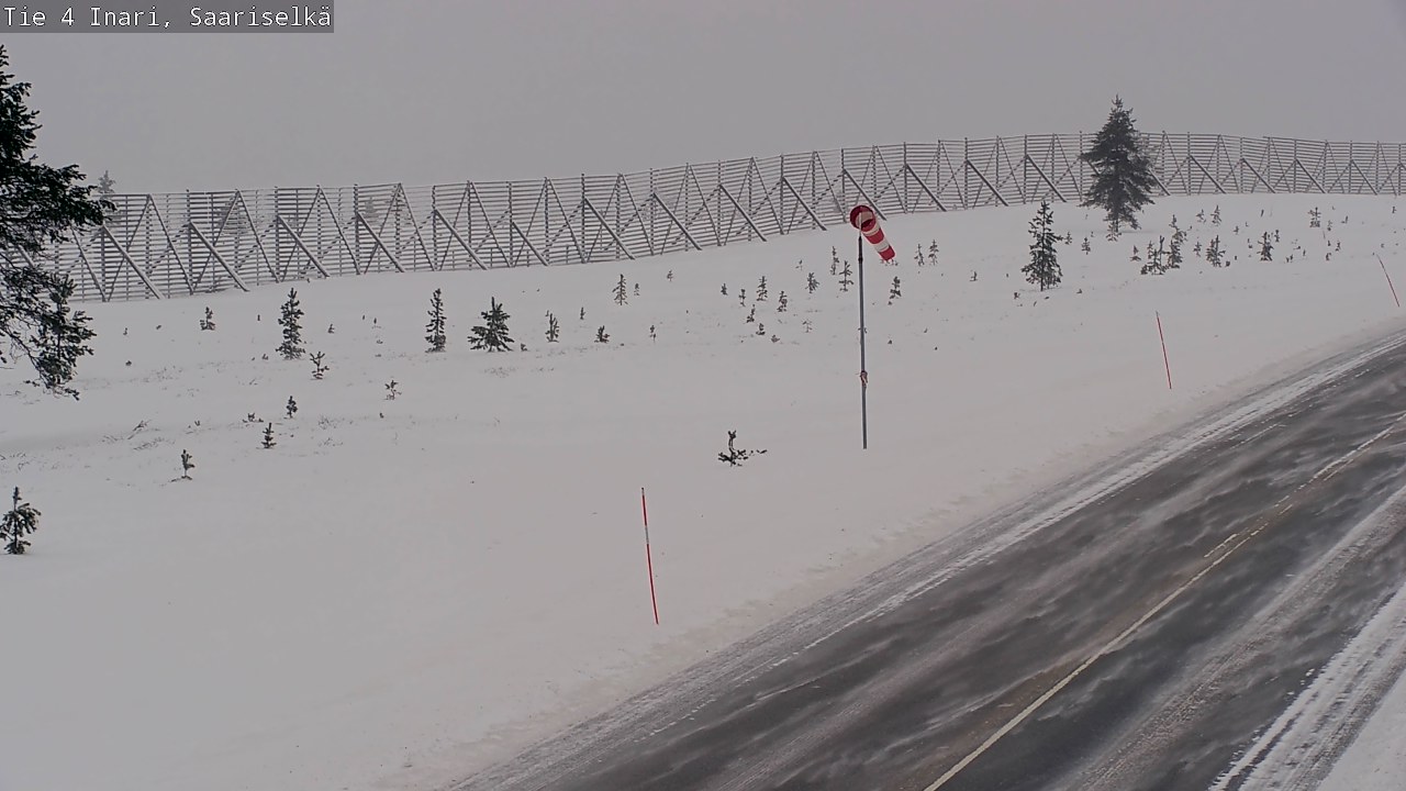 Kelikamerat Kuva Tie 4 Inari, Saariselkä, Kaunispää, Inari, Lappi