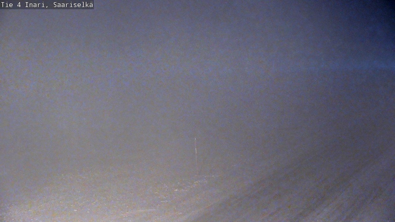 Weather Camera Image Road 4 Inari, Saariselkä, Kaunispää, Inari, Lappi