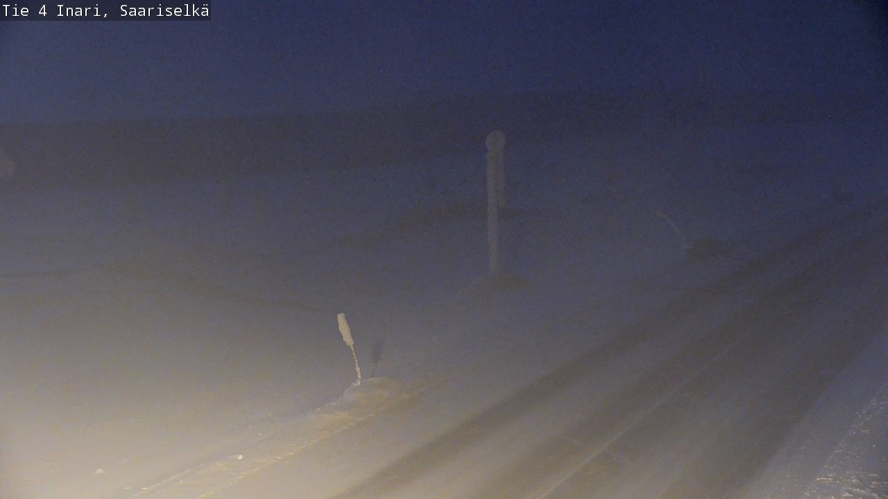 Kelikamerat Kuva Tie 4 Inari, Saariselkä, Kaunispää, Inari, Lappi