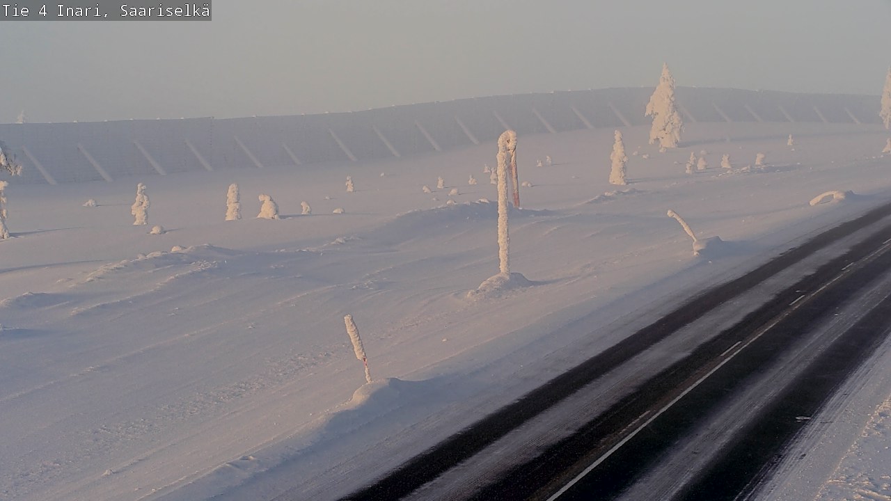 Kelikamerat Kuva Tie 4 Inari, Saariselkä, Kaunispää, Inari, Lappi