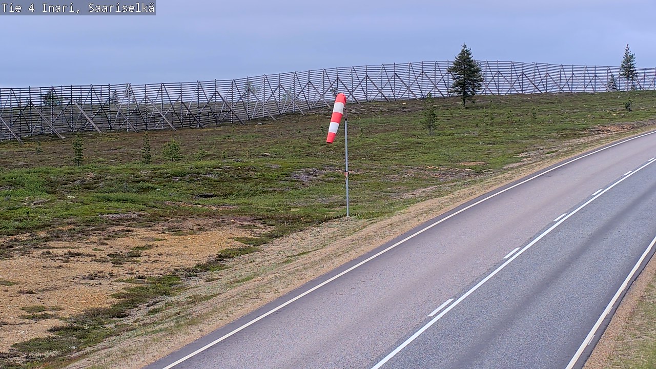 Kelikamerat Kuva Tie 4 Inari, Saariselkä, Kaunispää, Inari, Lappi